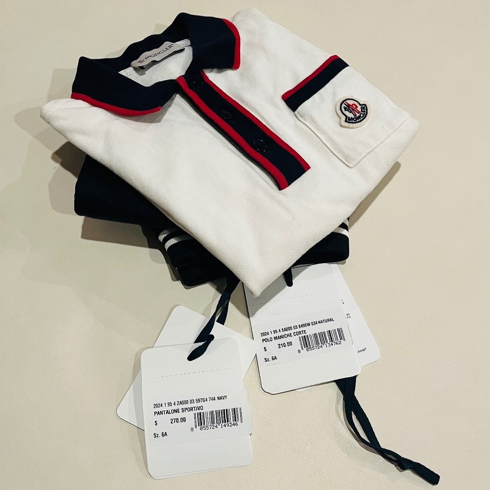 Moncler shirt and pants set